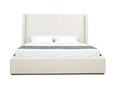 Byrne - Modern Off White Fabric Bed