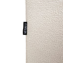 byrne - modern beige fabric bed