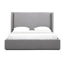 Byrne - Modern Off White Fabric Bed