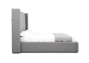 Byrne - Modern Grey Fabric Bed