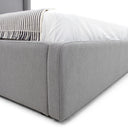 Byrne - Modern Grey Fabric Bed