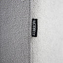 byrne - modern grey fabric bed