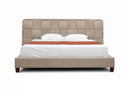McKamey - Modern Beige Fabric Bed