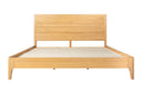 Seattle - Modern Natural Oak Bed