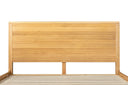 seattle - modern natural oak bed