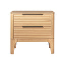 Seattle - Modern Natural Oak Bedroom Set