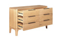 Seattle - Modern Natural Oak Bedroom Set