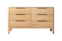 Seattle - Modern Natural Oak Bedroom Set