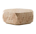 July - Modern Mapa Burl Round End Table