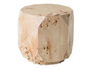 July - Modern Mapa Burl Round End Table