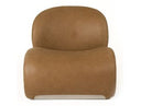 Donovan - Modern Brown Leather Accent Chair