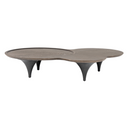Beulah - Modern Free Form Dark Ash Coffee Table