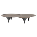 Beulah - Modern Free Form Dark Ash Coffee Table