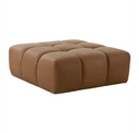 Everest - Modern Brown Leather Modular Corner Sectional Seat