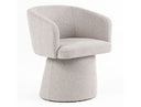 Linton - Modern Light Grey Fabric Dining Chair