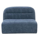 Forman - Modern Blue Fabric Modular Corner Sectional Seat