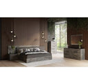 Ferrara - Modern Volcano Oxide Grey 4-Piece Bedroom Set