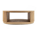 Jacobson - Modern Natural Acacia Oval Dining Table