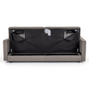 Fredonia Modern Grey Fabric Sofa Bed w/ Storage