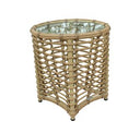 Sandra - Outdoor Beige + Wicker Sofa Set
