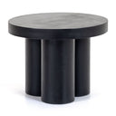 Bruni - Modern Black Concrete End Table