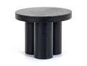 Bruni - Modern Black Concrete End Table