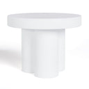Bruni - Modern White Concrete End Table