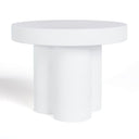 Bruni - Modern White Concrete End Table