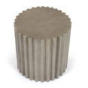 Evadale - Modern Grey Concrete End Table