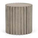 Evadale - Modern Grey Concrete End Table
