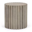 Evadale - Modern Grey Concrete End Table