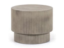 Gruver - Modern Grey Concrete End Table