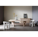 Mineola - Modern Natural White Oak 110" Dining Table