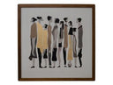 To Stay - Modern 59" x 59" Painting