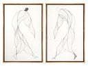 Gehen - Modern Painting Set of 2