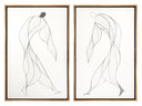 Gehen - Modern Painting Set of 2