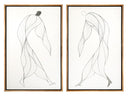 Gehen - Modern Painting Set of 2