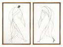 Gehen - Modern Painting Set of 2