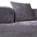 Moreno - Modern Grey Fabric 4-Seater Sofa