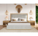 Santa Barbara - Modern Natural Rectangular Mirror