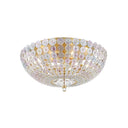 Aged Brass Floral Park Semi Flush 16.5" by Hudson Valley