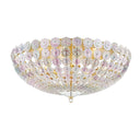 Aged Brass Floral Park Semi Flush 21.5" by Hudson Valley