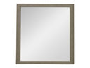 Lois - Modern Beige Shagreen Mirror