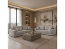 Loki - Modern Grey Fabric 4-Seat Sofa