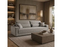 Loki - Modern Grey Fabric 3-Seat Sofa