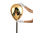 Gold Monogram Balloon by Oliver Gal, view 3