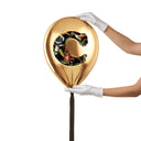 Gold Monogram Balloon by Oliver Gal, view 24