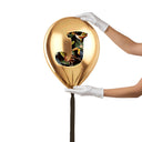 Gold Monogram Balloon by Oliver Gal, view 90