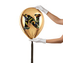Gold Monogram Balloon by Oliver Gal, view 110