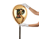 Gold Monogram Balloon by Oliver Gal, view 120